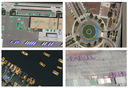 Improving the Detection of Small Oriented Objects in Aerial Images